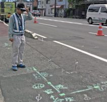 ホロレンズによる埋設管の確認状況（和歌山県）